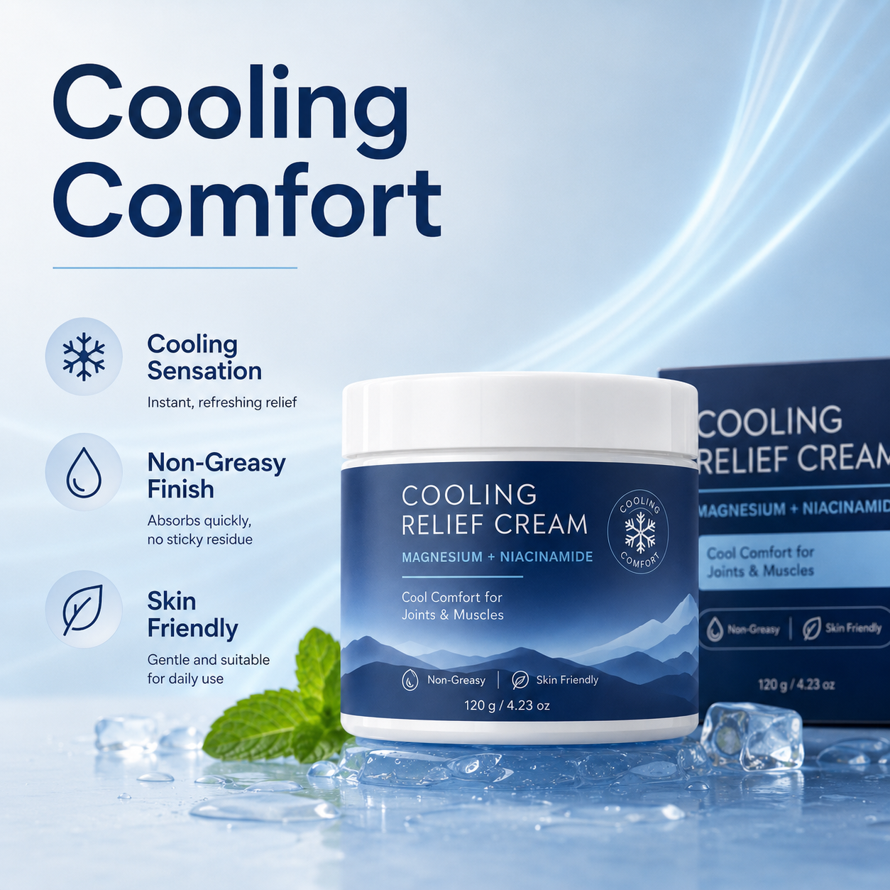 Cooling Magnesium Body Cream