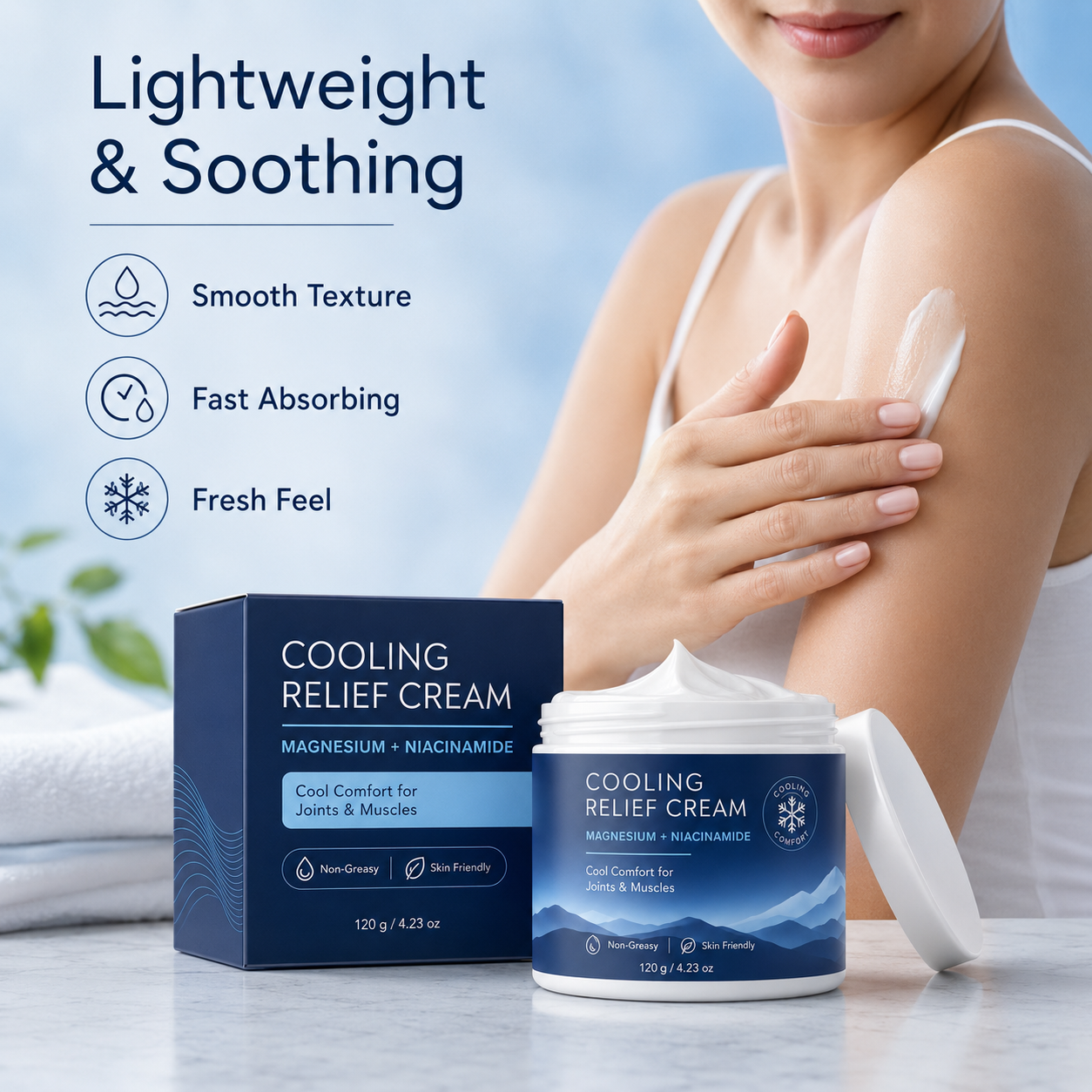 Cooling Magnesium Body Cream