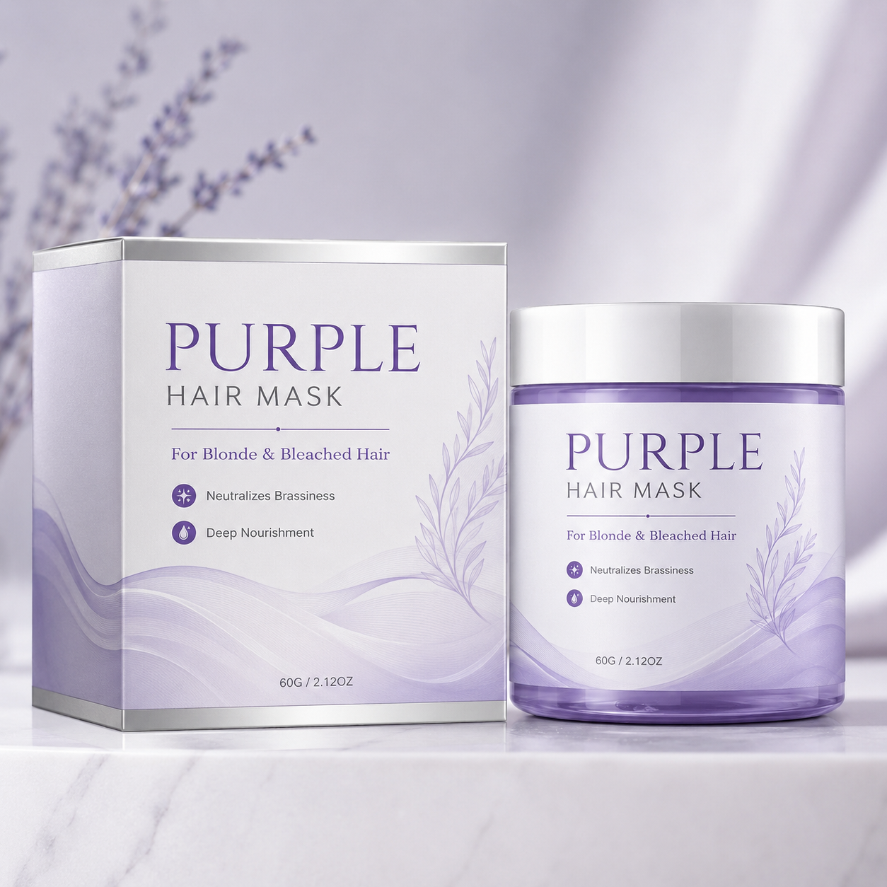 Purple Toning Hair Mask