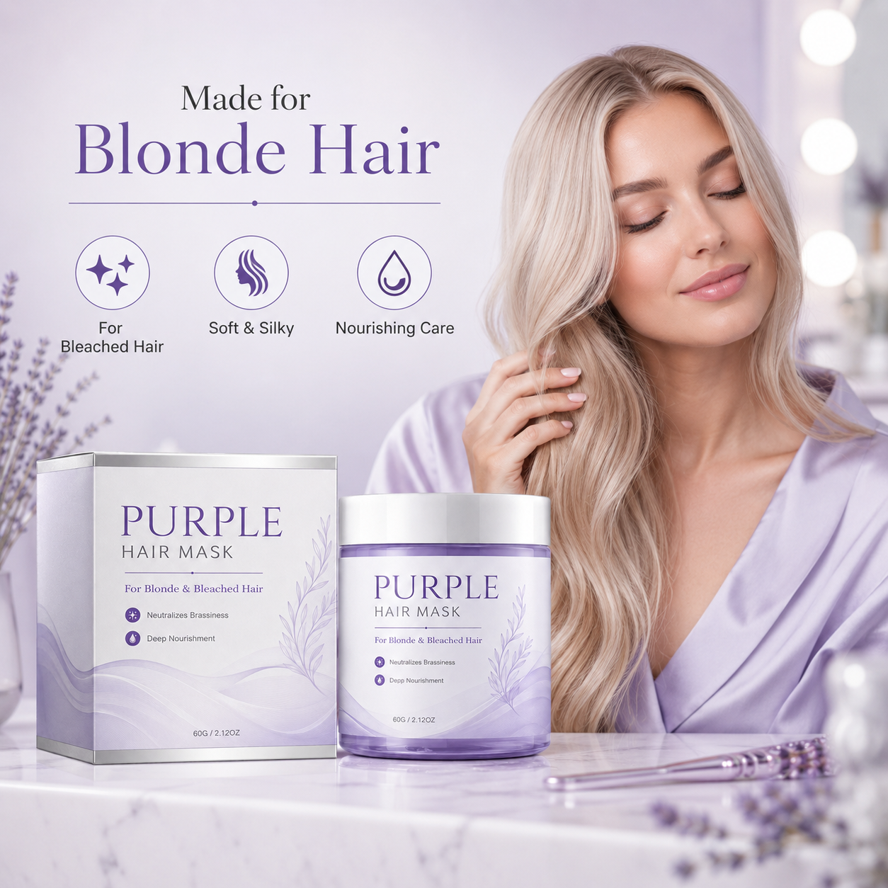 Purple Toning Hair Mask