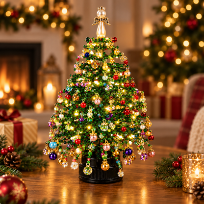 🎄DIY Beaded ChristmasTree Kit- Create Your OwnSparkling Holiday Decoration